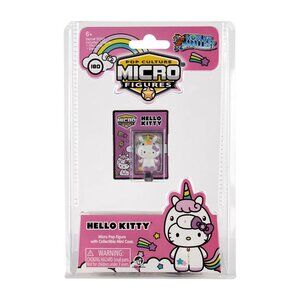 World's Smallest Hello Kitty Unicorn Micro Figure Single (Styles May Vary)